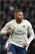  ??  ?? Mbappé a marqué son 19e but en L1.