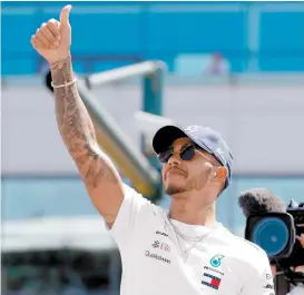  ?? FOTO: REUTERS ?? El piloto británico Lewis Hamilton