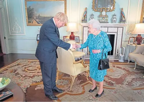  ?? Picture: PA. ?? The Queen granted Prime Minister Boris Johnson’s request to suspend Parliament.