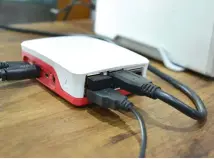  ??  ?? Connect a USB drive or full-size external hard disk drive to your Raspberry Pi for storage with Nextcloud - USB 3.0 preferred!