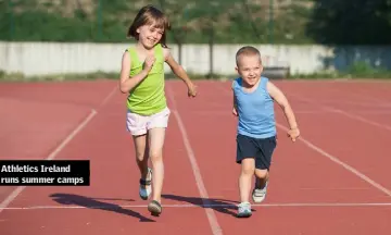  ??  ?? Athletics Ireland runs summer camps