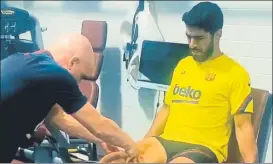  ?? FOTO: MD ?? Luis Suárez se está recuperand­o de una lesión