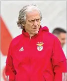  ??  ?? Jorge Jesus treina o Benfica