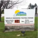  ??  ?? The Illinois Environmen­tal Protection Agency on Wednesday announced the Nov. 1 closure of the two vehicle emissions testing centers in Chicago.