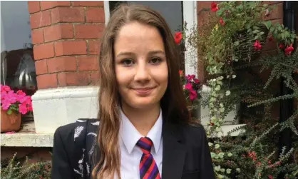  ??  ?? Molly Russell had been looking at content related to suicide and self-harm when she died, her father found. Photograph: Family handout/ PA