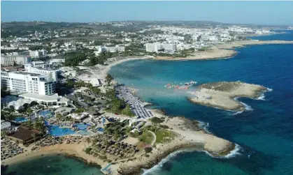  ?? Photograph: Etienne Torbey/AFP/Getty Images ?? Nissi beach in Ayia Napa.