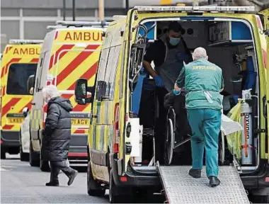  ?? Foto: AFP ?? Die Lage in den Kliniken in London ist wie in weiten Teilen Europas angespannt.
