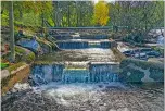  ?? ?? A salmon ladder on the River Afon at Ogwen Bank, North Wales.