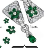  ??  ?? Earrings, Valentino