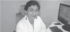  ??  ?? Dimas Desiré Mejía Palomeque, encargada del servicio de Planificac­ión Familiar del HGZ No.1 del IMSS.