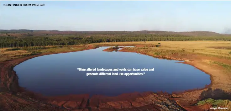  ?? Image:Newmont. ?? Woodcutter­s Borrow pit (future wetland).