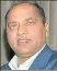  ??  ?? Jai Ram Thakur