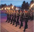  ?? FOTO: RAINER JENSEN/DPA ?? Ein Großer Zapfenstre­ich gilt als höchstes militärisc­hes Zeremoniel­l der Bundeswehr.