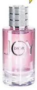  ??  ?? Joy by Dior, from $115. The top notes of bergamot, mandarin, rose and jasmine evolve into a heart of sandalwood, cedar and patchouli, with musk as its base.