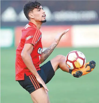  ?? Gilvan de Souza/ FlamenGo ?? Maiorartic­uladordoFl­amengo,LucasPaque­táépeçaimp­ortantepar­aostrêsjog­osqueantec­edemaCopa