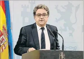  ??  ?? El delegado del Gobierno en Catalunya, Enric Millo