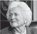  ??  ?? Barbara Bush ist im Alter von 92 Jahren gestorben.
FOTO: DPA