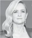  ??  ?? Samantha Bee: “I’m usually outraged but I have a calm life.”