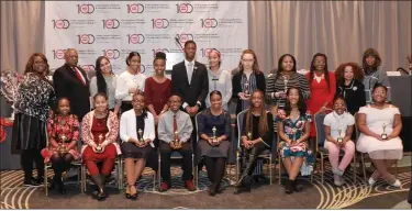  ?? PHOTO COURTESY OF THE URBAN LEAGUE ?? Shelita Richmond, N. Charles Anderson, Maddisyn Thomas, Alayna Jones, Nia Trueheart, Jordan Harris, Ryann Maddox, Kayla Matthews, Cabresha Graves, Kyla Wright, Dorothy Cocroft, Delores Flagg, Dae’ Toria Cox-Grayse, Ariana Ortiz, Karstyn Taylor, Cortez Asberry, Jr., Jasmyn Walls, Ariel McCullough, Shakannah Harlan, Malaya Johnson and Alana Lake were recognized at last year’s Guild Gala Luncheon.