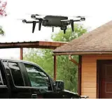  ?? PROVIDED]
[PHOTO ?? Allstate will begin using drones to assess storm damage in Oklahoma. This photo of a camera-equipped drone was taken in South Texas, where Allstate used the devices to evaluate hail damage in September.