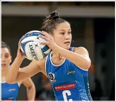  ??  ?? Midcourter Tayla Earle is rated highly by New Zealand netball talent spotters.