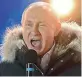  ??  ?? Putin's campaign spokesman Andrei Kondrashov said that at more than 67 percent, turnout was 8 to 10 percentage points higher than expected “thanks to Britain.”