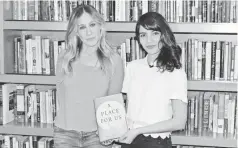  ??  ?? Sarah Jessica Parker and Fatima Farheen Mirza have teamed up for Mirza’s new novel, “A Place for Us.”