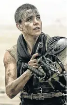  ??  ?? TO THE MAX: Charlize Theron as Furiosa