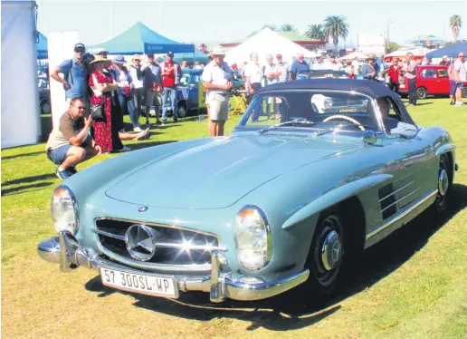  ?? ?? One of the beauties that will be on display - a 1957 300SL Roadster.