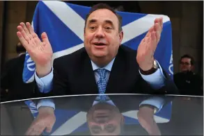  ??  ?? Alex Salmond is taking legal action against the Scottish Government to contest the complaints