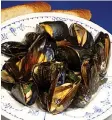  ?? Tribune News Service ?? ■ White Wine Steamed Mussels.