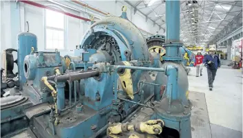  ?? JULIE JOCSAK/STANDARD STAFF ?? The Decew Generating Station in St. Catharines is being opened for public tours for St. Catharines’ first independen­t Doors Open event.