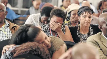  ?? /ALAISTER RUSSELL ?? Families of the deceased and survivors of Life Esidimeni tragedy are coming forward to claim for the R1.2-million payout promised to them.