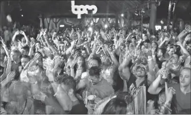  ??  ?? A crowd at BPM music festival in Playa del Carmen in 2016. This year’s incident took place at the Blue Parrot club. (Photo: WireImage)