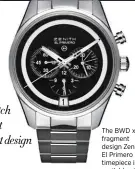  ??  ?? The BWD x fragment design Zenith El Primero timepiece is available at Dover Street Market