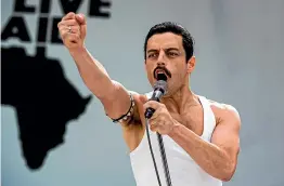  ?? TWENTIETH CENTURY FOX VIA AP ?? Rami Malek as Freddy Mercury in Bohemian Rhapsody. Critics of the biopic have pointed to untruths in the film.