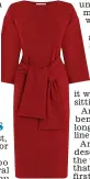  ??  ?? Tie-waist dress, £39, john lewis.com