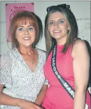  ?? John Ahern) (Pic: ?? Jenny Daly from Tallow and her friend, Jade April Maguire, who were in The Winner’s Enclosure, Conna, last Saturday to support the Cork & Waterford Injured Jockeys Fund race night.