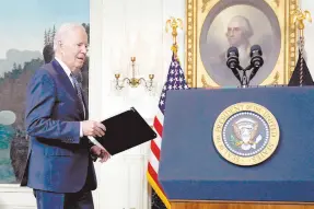  ?? ?? l El presidente Joe Biden ha sido motivo de cuestionam­ientos sobre su posible pérdida de memoria.