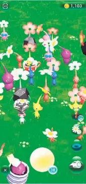  ?? ?? MAKE a game out of walking with the AR-based “Pikmin Bloom.”