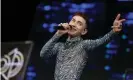  ??  ?? Olly Alexander: ‘It all just kind of crumbled and fell on top of me a little bit.’ Photograph: Debbie Hickey/Getty Images