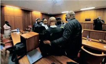  ?? ?? POLICE arrested advocate Malesela Teffo, legal representa­tive for four of the five accused in the Senzo Meyiwa murder trial.