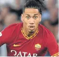  ??  ?? Chris Smalling has enjoyed his loan spell with Roma