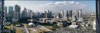  ?? WIKIMEDIA COMMONS, HANS OLAV LIEN ?? BONIFACIO Global City skyline seen from South ofMarket North Tower