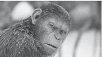  ?? 20TH CENTURY FOX ?? Serkis embodied the fierce Caesar in “Planet of the Apes.”