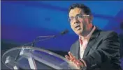  ?? AFP FILE ?? Dinesh D'Souza speaks at a Republican conference.