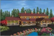  ?? SUBMITTED ?? This is the design for an event “barn” coming to Kirtland.