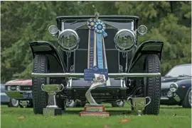  ??  ?? Magnificen­t Isotta Fraschini landed Best in Show trophy at the inaugural Newport event