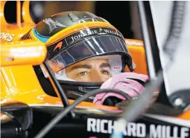  ??  ?? Fernando Alonso, en el McLaren en Austin