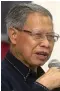  ??  ?? Datuk Seri Mustapa Mohamed